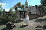 la novia en la capilla